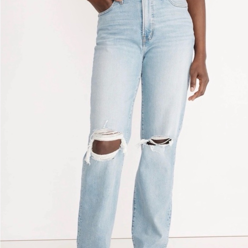 Madewell curvy perfect vintage straight jeans